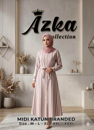 GAMIS AZKA MOTIF TRISET BERLABEL BY AZKA / M - XXXL