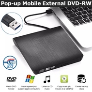Portable USB 3.0 DVD-ROM CD ROM Optical Drive External SlimDisk Reader Desktop PC Laptop Tablet Prom