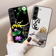 Samsung S23 / S23 PLUS case printed with the words wealth, fortune, parents, and peace SUPER BEAUTIF