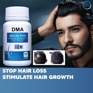 DM Aesthetics Millet Plus (90 Vegetarian Capsules) Natural DHT Blocker Stimulate Hair Growth + Anti 