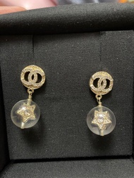 減*全新 Chanel  Earrings 星星波波耳環