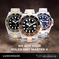 Premium Valuation - We buy your Rolex GMT Master II 116710LN 116710BLNR 126710BLNR 126710BLRO 126711CHNR 116713LN 126713GRNR 126711CHNR 126715CHNR 126719BLRO Rootbeer Pepsi Batman Batgirl Guinness