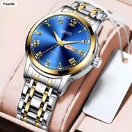 ORUSS Mens Luminous Mechanical Watch Waterproof Business Watch