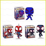 squar1 FUNKO POP Spider-Man Across the Spider-Verse Action Figure Spiderman 2099 Miles Morales Model Toys For Kids