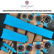 สายนาฬิการุ่น Tempomat FKM Deployant for Rolex Omega Tag Carrera 20mm