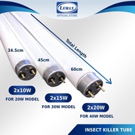 LEMAX Insect Killer Tube UV, S2 Starter, Hanging Electric Mosquito Killer UV Light Insect Killer Mos