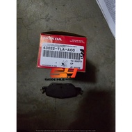 Honda CRV BRAKE PAD REAR 43022-TLA-A00 Genuine Part