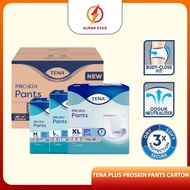 TENA Plus Proskin Pants Adult Diaper - Pants M9s x 6 / L8s x 6 (1 Carton)