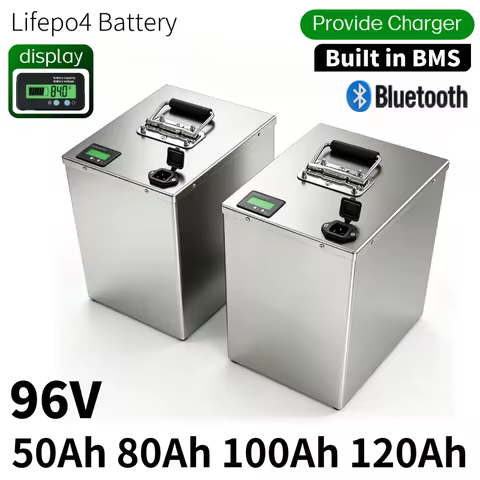 96V 50Ah 80Ah 100Ah 120Ah Lifepo4 battery pack BMS 32S 102V for AGV inverter vehicle scooter Motorcy