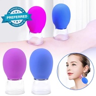 Facial Cupping Device Silicone Vacuum Suction Negative Care Face Lifting Scraping Health Cup D0e4