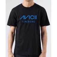 Baju-T Rave Avicii T-Shirt DJ EDM Clubbing Muzik Disk Jockey DJ Streetwear