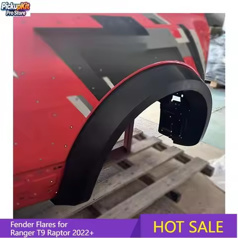 High Quality Off-Road ABS Wheel Arch Fender Flares Kit for Ranger T9 Raptor 2022+