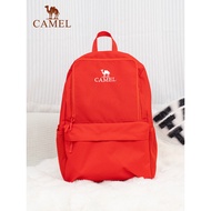 Camel Outdoor Backpack Commuter Backpack Male Female College Student Schoolbag Hiking Leisure Travel
