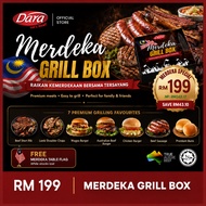 DARA Merdeka Grill Box RM199 | Halal Frozen BBQ Set – Wagyu Burger, Beef Short Rib, Lamb Chops & Sau
