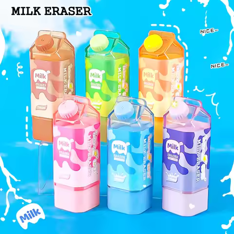 School stationery back to school supplies kawaii stationery teacher supplies rubber milk funny erase