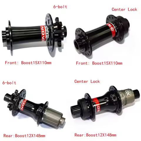 Novatec D791SB-B15 D792SB-B12 Boost hub front 15X110 rear 12X148 Center Lock 6-bolt Freehub HG XD MS