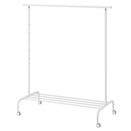 RIGGA IKEA Durable Clothes Rack White