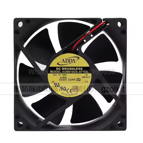 New original AD0812UX-A71GL 8CM 8025 DC12V 0.45A axial fan gale volume computer case fan
