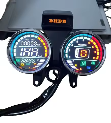 For Suzuki GN 125 Digital Meter Assembly GN125 LED Digital Speedometer Odometer Gauge