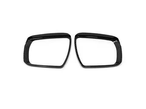 2pcs 21DMAX Rearview Mirror Rain Shield Carbon Fiber ABS