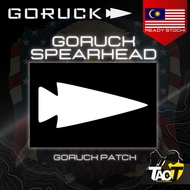 GORUCK Patch - Goruck Spearhead  - Black + White - ORIGINAL