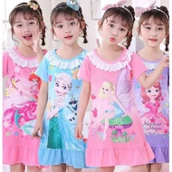 Dress anna elsa sofea kids