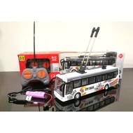 RC Bus with Light Remote Control Bus 4CH Electric Simulation Cars Tour Bus Model Toys