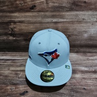 New era toronto blue jays logo grey snapback Hat