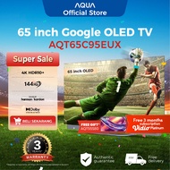 AQUA Elektronik TV 65 Inch - OLED - 4K HDR - Google TV - Dolby Vision & Atmos AQT65C95EUX