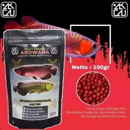 Pelet Ikan Arowana Arwana Super Red Arwana Golden Red Silver Red