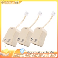 3Pcs DSL Filter Splitter for Phone Line Phone Jack Splitter In-Line DSL Filter Telephone Modem ADSL 