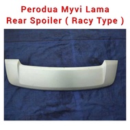 Perodua Myvi Passo Racy Rear Spoiler ( Racy Type Ori Japan ) / Tail Gate Wing / Spoiler Bonnet Belakang
