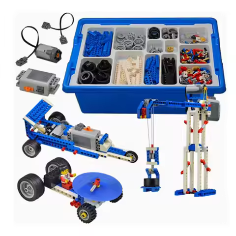 396 pcs STEM 9686 Educational Set Technical Simple and Motorized Building Blocks school students Lea