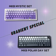[READY STOCK] Full Build Custom Mechanical Keyboard Build GMK67 65% with Knob Gradient Side Legend Keycap Set