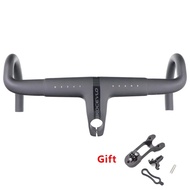 Full carbon Integrated Road Bicycle Handlebars T800 UD Carbon 28.6mm 380/400/420/440 x 80/90/100/110