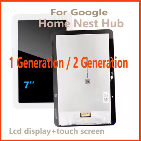 Test Well 7.0'' For Google Home Nest Hub 1 Generation / 2 Generation LCD Display Touch Screen Digiti