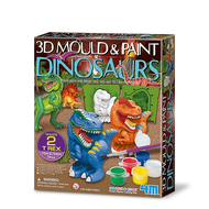 3D MOULD & PAINT DINOSAURS 108445