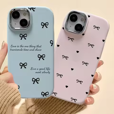 Bow Case For OPPO A3 Pro A78 A38 A58 A98 A53 A33 A32 A35 A3X A15 A3S A5S A59 A31 A9 A5 2020 A36 A76 