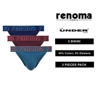 RENOMA 3pcs Men Bikini Cotton Elastane Underwear (REB8283)