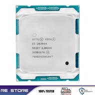 ใช้ Intel E5 Xeon 2630 V4 E5-2630V4โปรเซสเซอร์ SR2R7 2.2GHz 10-Cores 25M LGA 2011-3 CPU CPD