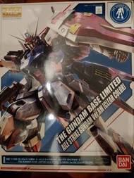 Bandai gundam base MG 1/100 Aile strike gundam version RM. (Clear color)