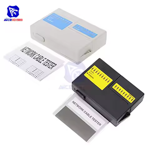 diymore RJ11 RJ45 Mini Computer LAN Network Cable Professional Tester Network LAN Cable Wire Detecto
