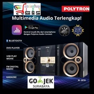 Polytron Mini Hifi XL2910 Compo Tape Dvd Usb Radio Karaoke Bluetooth