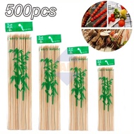 【500pcs】Disposable Barbecue Sticks Bbq Party Bamboo Sticks Flower Decoration Flower Sticks