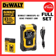 DEWALT Gen2 Pocket LDM DIGITAL LASER RANGEFINDER LASER LEVEL 16M LASER DISTANCE METER Laser Measure 
