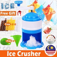 Ice Shaver Ice Crusher Storage Box Ice-Blender Hand Ice-Maker Crusher Snow Cones Machine With Ice-Bag and Funnel 6LQP