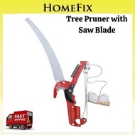 3 PULLEY WHEEL POLE TREE PRUNER TRIMMING TREE SAW TREE CUTTER RAMBUTAN CUTTER