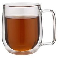 Gmark - 雙層隔熱 7.5 oz Coffee Mug 咖啡玻璃杯 (一套2個) 冷熱飲料 (可入微波爐/焗爐 180° C) [GM2031]