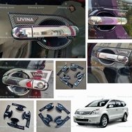 nissan livina car door Handle bowl accessories carbon fiber skhongauto