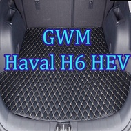 ((Ready Stock) Suitable for GWM Haval H6 HEV Trunk Carpet PU Leather Trunk Tray Cargo Mat Trunk Carp